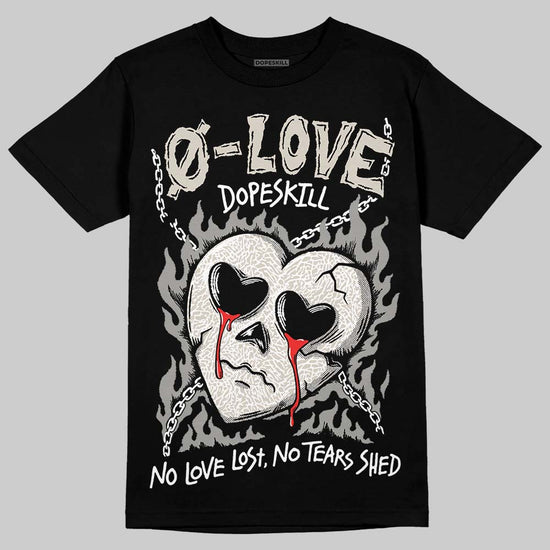 Jordan 3 Retro Pure Money DopeSkill T-Shirt Crying Heart Graphic Streetwear - Black