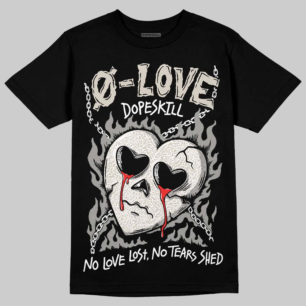 Jordan 3 Retro Pure Money DopeSkill T-Shirt Crying Heart Graphic Streetwear - Black
