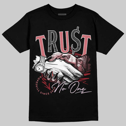 Valentine's Day Collection DopeSkill T-Shirt Trust No One Graphic Streetwear - Black