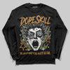 Olive Sneakers DopeSkill Long Sleeve T-Shirt Root of Evil Graphic Streetwear - black