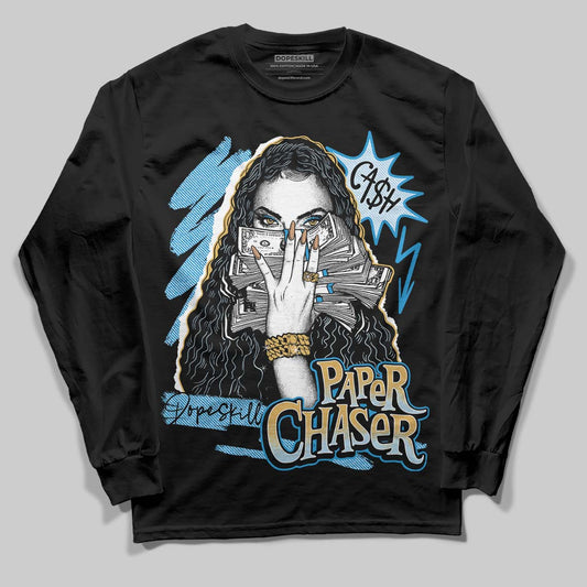 Jordan 4 Denim “Worn Blue” DopeSkill Long Sleeve T-Shirt NPC Graphic Streetwear - black