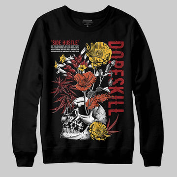 Nigel Sylvester x Air Jordan 4 ‘Brick by Brick’ DopeSkill Sweatshirt Side Hustle Graphic Streetwear - Black