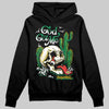 Jordan 5 “Lucky Green” DopeSkill Hoodie Sweatshirt God Got Me Graphic Streetwear - Black