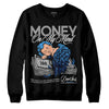 Jordan Spiz’ike Low “White/Obsidian” DopeSkill Sweatshirt MOMM Graphic Streetwear - Black