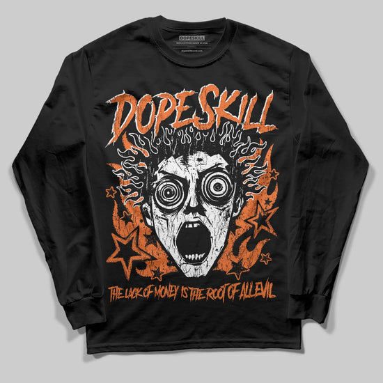 SoleFly x Air Jordan 3 “Fruits Of Our Labor” DopeSkill Long Sleeve T-Shirt Root of Evil Graphic Streetwear - black