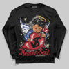 Jordan 4 “Rare Air” DopeSkill Long Sleeve T-Shirt Heaven Sent Graphic Streetwear - Black