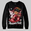 Jordan 5 Retro Fire Red Black Tongue (2025) DopeSkill Sweatshirt Heaven Sent Graphic Streetwear - Black
