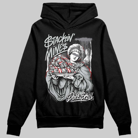 Jordan 4 “Fear” DopeSkill Hoodie Sweatshirt Stackin Mines Graphic Streetwear - Black