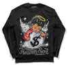 Grey Sneakers DopeSkill Long Sleeve T-Shirt Heaven Sent Graphic Streetwear - Black