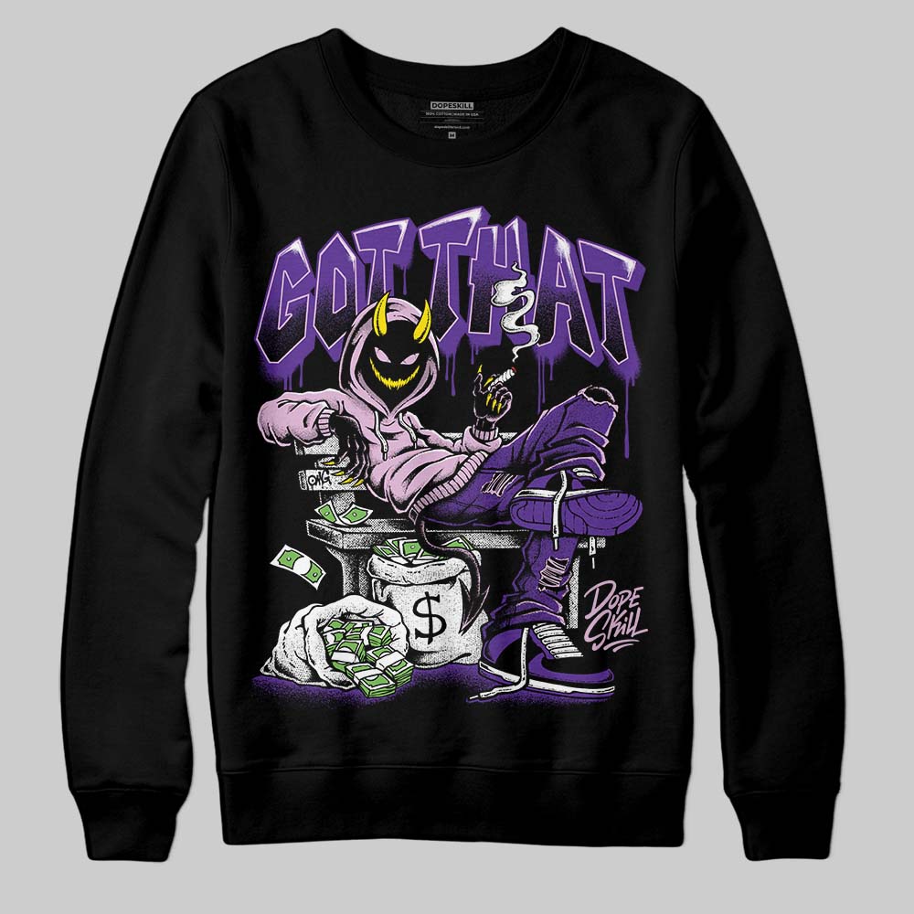 PURPLE Sneakers DopeSkill Sweatshirt Got That Graphic Streetwear - black