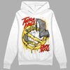 Jordan 4 Tour Yellow Thunder DopeSkill Hoodie Sweatshirt Takin No L's Graphic Streetwear - White 