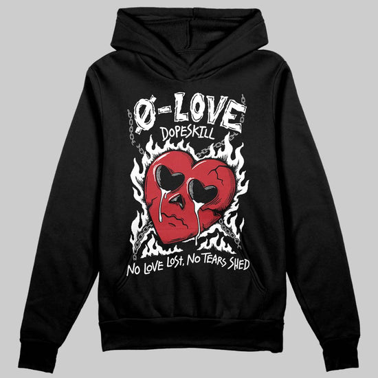 Jordan 14 Retro ‘Black Toe’ DopeSkill Hoodie Sweatshirt Crying Heart Graphic Streetwear - Black