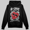 Jordan 14 Retro ‘Black Toe’ DopeSkill Hoodie Sweatshirt Crying Heart Graphic Streetwear - Black