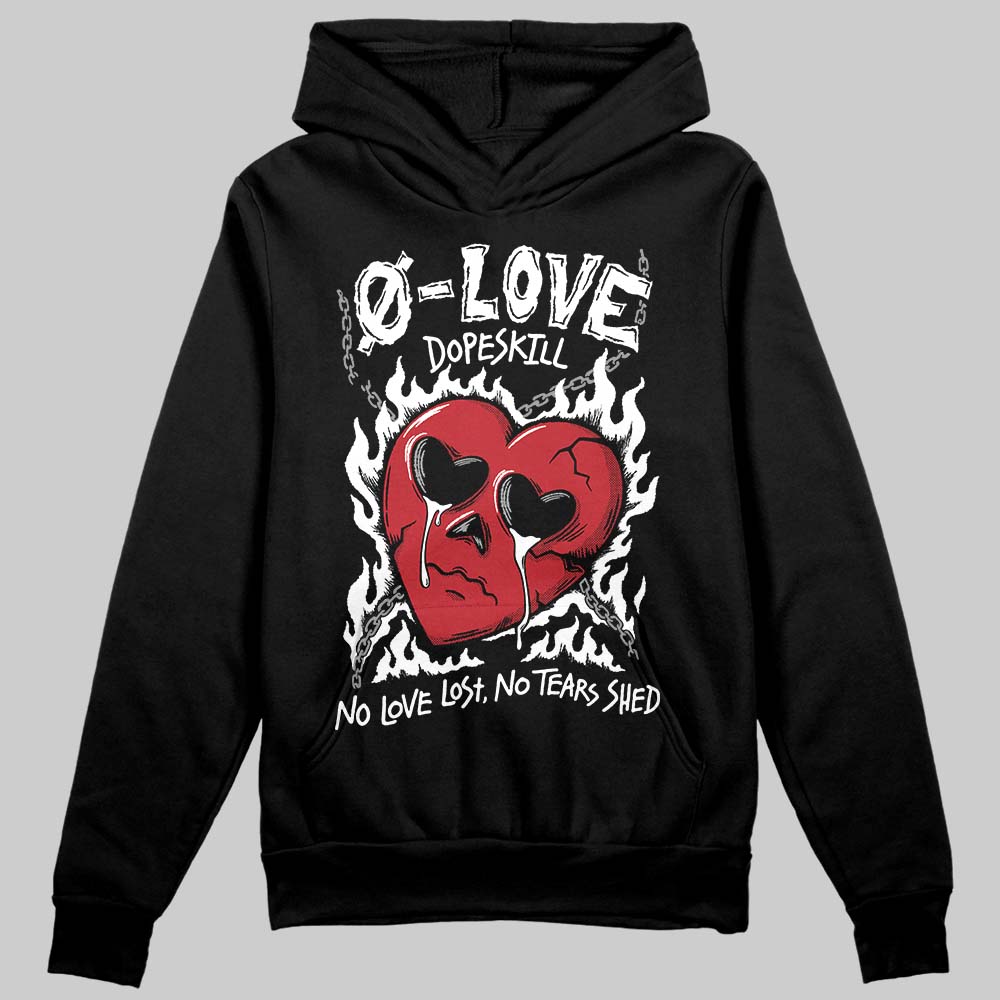 Jordan 14 Retro ‘Black Toe’ DopeSkill Hoodie Sweatshirt Crying Heart Graphic Streetwear - Black