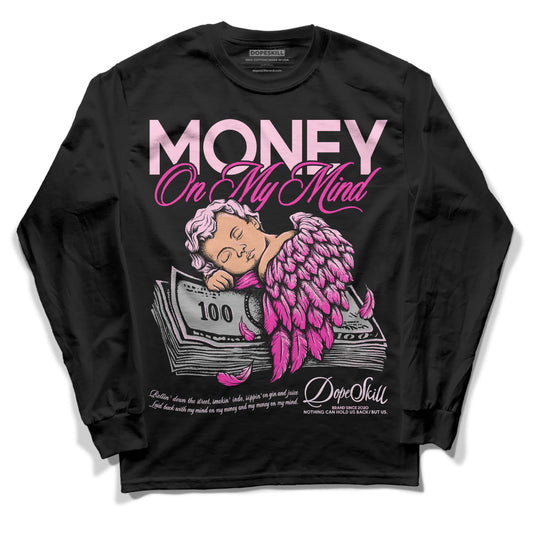 Dunk Low Triple Pink DopeSkill Long Sleeve T-Shirt MOMM Graphic Streetwear - Black