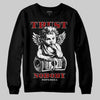 Black and White Sneakers DopeSkill Sweatshirt Trust Nobody Graphic Streetwear - Black