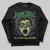Green Sneakers DopeSkill Long Sleeve T-Shirt Root of Evil Graphic Streetwear - black