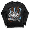 Dunk Low Futura University Blue DopeSkill Long Sleeve T-Shirt Trust No One Graphic Streetwear - Black