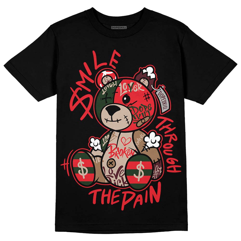 Dunk Low Freddy Krueger DopeSkill T-Shirt Smile Through The Pain Graphic Streetwear - Black