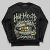 Jordan 4 WMNS “Seafoam” (2025) DopeSkill Long Sleeve T-Shirt Hot Mouth Graphic Streetwear - Black