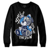 Jordan Spiz’ike Low “White/Obsidian” DopeSkill Sweatshirt Smile Through The Pain Graphic Streetwear - Black