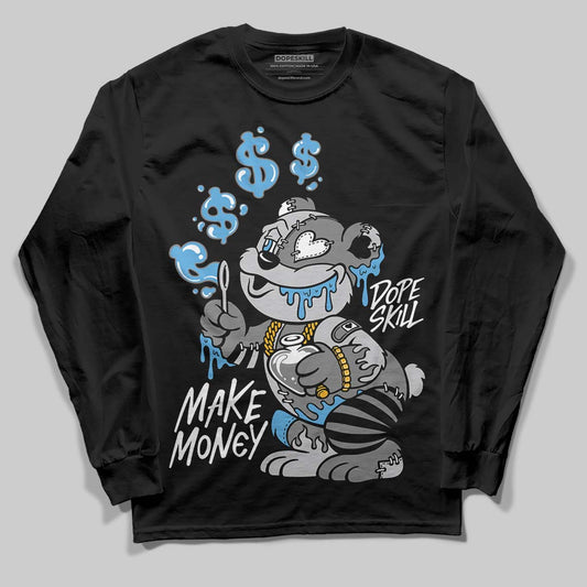 Grey Sneakers DopeSkill Long Sleeve T-Shirt Make Money Graphic Streetwear - black
