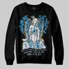Jordan 4 Denim “Worn Blue” DopeSkill Sweatshirt Angels Graphic Streetwear - Black