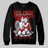 Jordan 4 Retro Red Cement DopeSkill Sweatshirt Real Lover Graphic Streetwear - Black