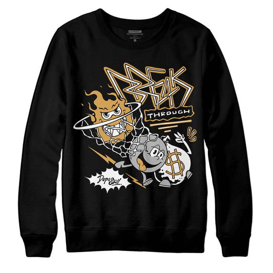 Jordan 11 "Gratitude" DopeSkill Sweatshirt Break Through Graphic Streetwear - Black
