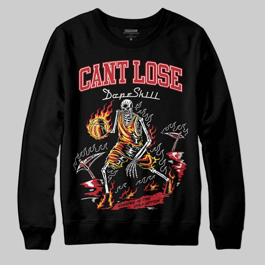 Jordan 14 Retro Ferrari (2025) DopeSkill Sweatshirt Cant Lose Graphic Streetwear - Black
