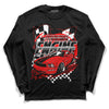 Jordan 1 Retro High OG "Satin Bred" DopeSkill Long Sleeve T-Shirt ENGINE Tshirt Graphic Streetwear - Black