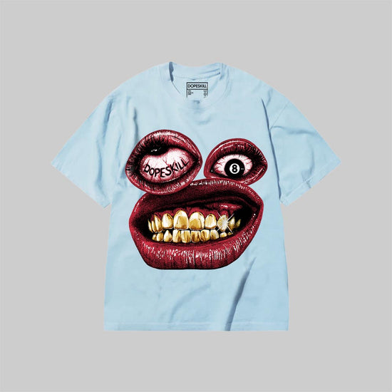 SMILE'S A LIE DopeSkill Premium T-shirt Streetwear - Chambray