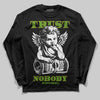 Neon Green Sneakers DopeSkill Long Sleeve T-Shirt Trust Nobody Graphic Streetwear - black