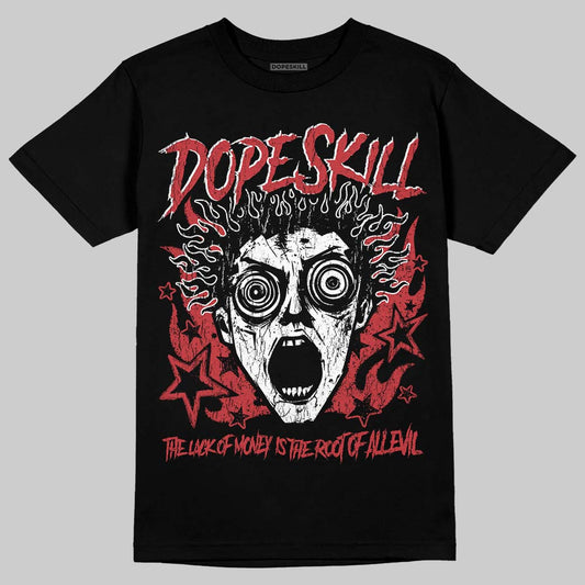 Red Sneakers DopeSkill T-Shirt Root of Evil Graphic Streetwear - black