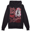 Valentine's Day Collection DopeSkill Hoodie Sweatshirt Real Ones Move In Silence Graphic Streetwear - Black