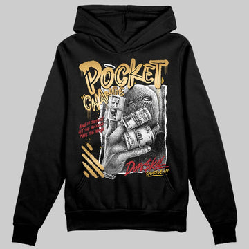 Jordan 12 Retro 'Taxi' 2025 DopeSkill Hoodie Sweatshirt Pocket Change Graphic Streetwear - Black