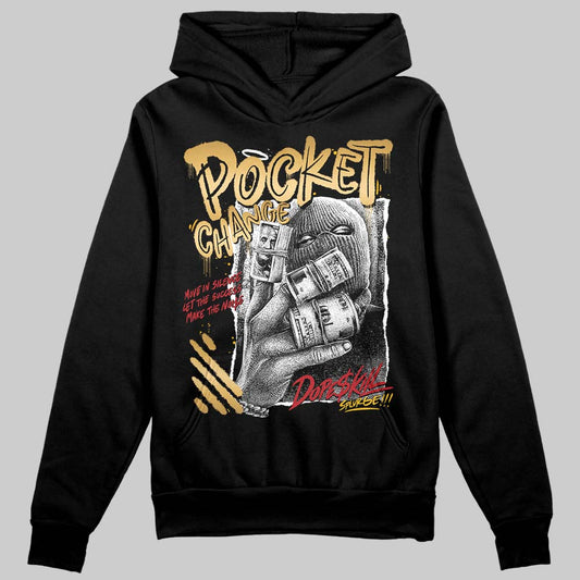 Jordan 12 Retro 'Taxi' 2025 DopeSkill Hoodie Sweatshirt Pocket Change Graphic Streetwear - Black