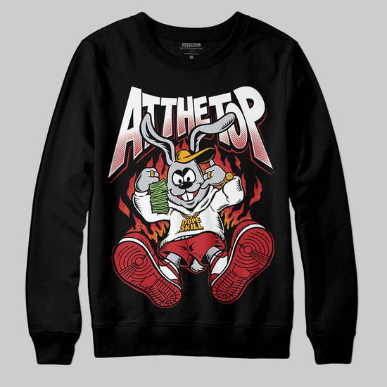 Jordan 1 Low OG "Chicago" DopeSkill Sweatshirt At The Top Graphic Streetwear - Black