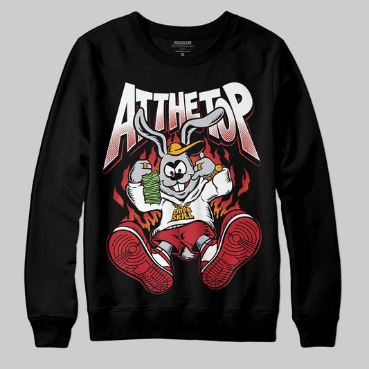 Jordan 1 Low OG "Chicago" DopeSkill Sweatshirt At The Top Graphic Streetwear - Black