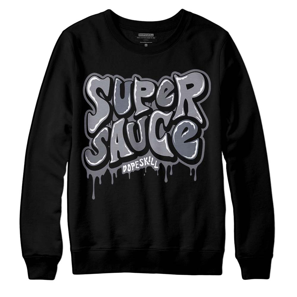 Jordan 14 Retro 'Stealth' DopeSkill Sweatshirt Super Sauce Graphic Streetwear - Black