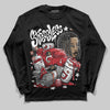 Jordan 1 High OG “Ruby” DopeSkill Long Sleeve T-Shirt Stressless Graphic Streetwear - Black