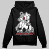 Jordan 14 Retro ‘Black Toe’ DopeSkill Hoodie Sweatshirt MOMM Bear Graphic Streetwear - Black