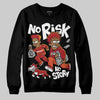 Nigel Sylvester x Air Jordan 4 ‘Brick by Brick’ DopeSkill Sweatshirt No Risk No Story Graphic Streetwear - Black