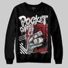 Jordan 4 OG “White Cement” DopeSkill Sweatshirt Pocket Change Graphic Streetwear - Black