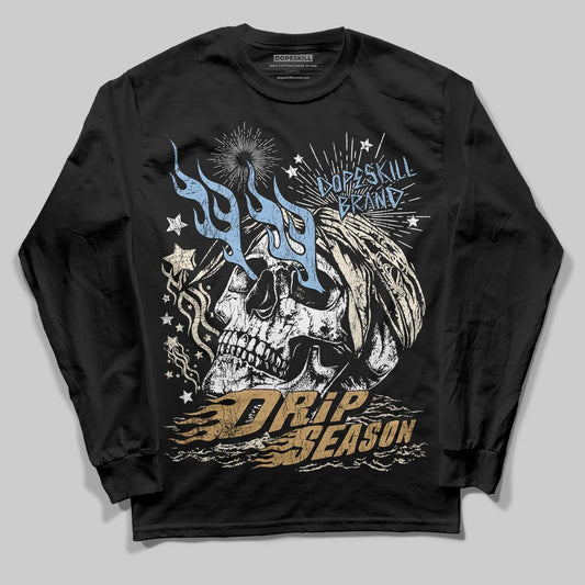 Nike Air Diamond Turf Must Be the Money DopeSkill Long Sleeve T-Shirt Drip Season Graphic Streetwear - Black