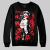 Red Sneakers DopeSkill Sweatshirt Built Different Graphic Streetwear - black