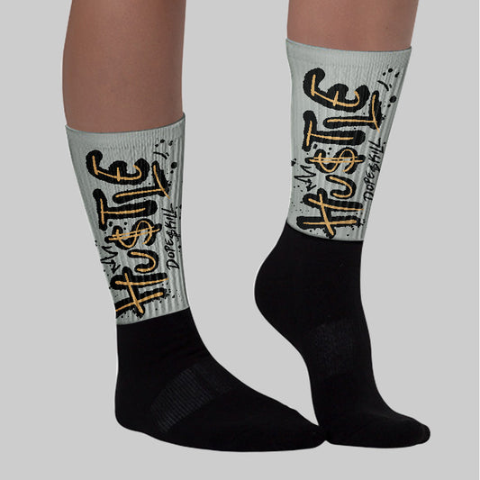 1906R ‘White Gold’ DopeSkill Sublimated Socks Hustle  Graphic