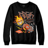 Jordan 3 Georgia Peach DopeSkill Sweatshirt Break Through Graphic Streetwear - Black