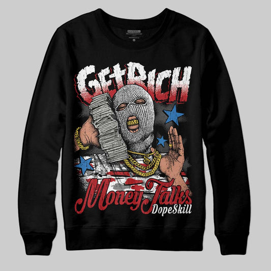 Jordan 8 Retro Bugs Bunny (2025) DopeSkill Sweatshirt Get Rich Graphic Streetwear - Black