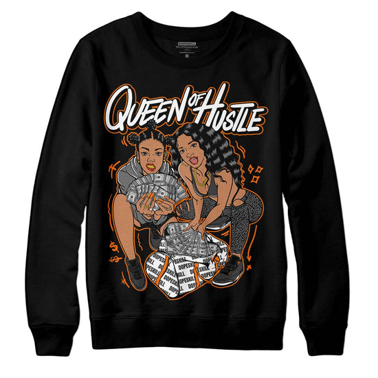 Jordan 3 Retro 'Fear Pack' DopeSkill Sweatshirt Queen Of Hustle Graphic Streetwear - Black